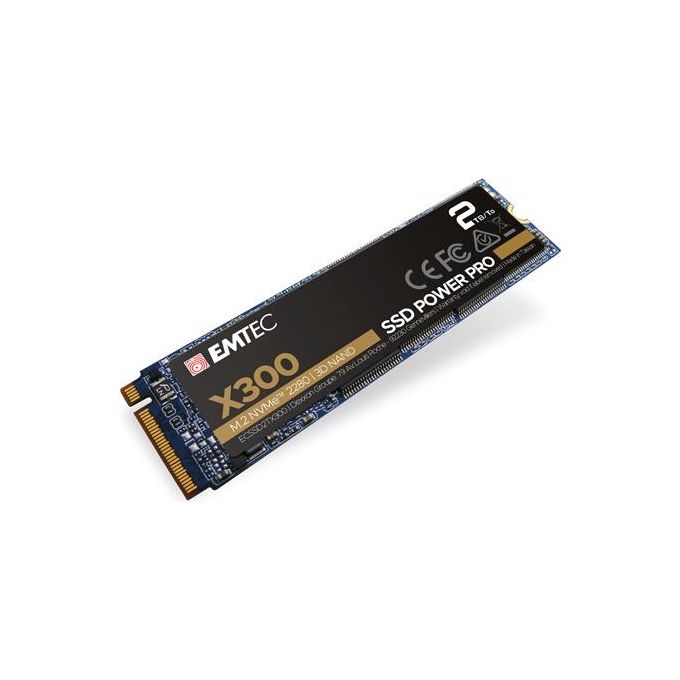 Emtec X300 Ssd M.2 2000Gb PCI Express 3.0 3D NAND NVMe