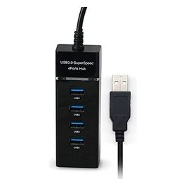 Encore Hub Usb 3.0 4 Porte Autoalimentato con Led Dc-5v Incluso