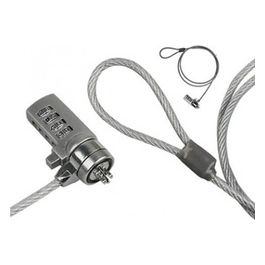 Encore Notebook Security Lock Cavo Antifurto in Acciaio con Combinazione a 4 Cifre Cavo 1.8mt