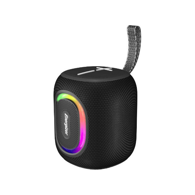 Energizer BTS081 Altoparlante Portatile Bluetooth 5.2 8W Radio FM Micro SD RGB 1200 mAh colore Nero
