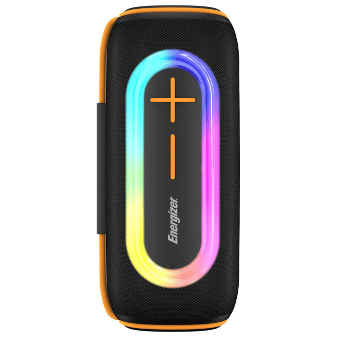 Energizer BTS206 Altoparlante Bluetooth 20W Portatile Nero con LED Multicolore