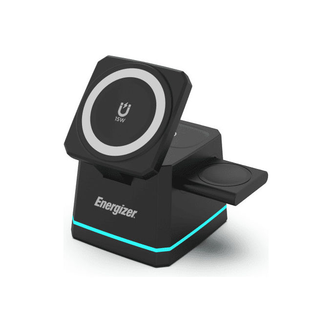 Energizer Caricabatterie Wireless 3 in 1 WCP307 Nero
