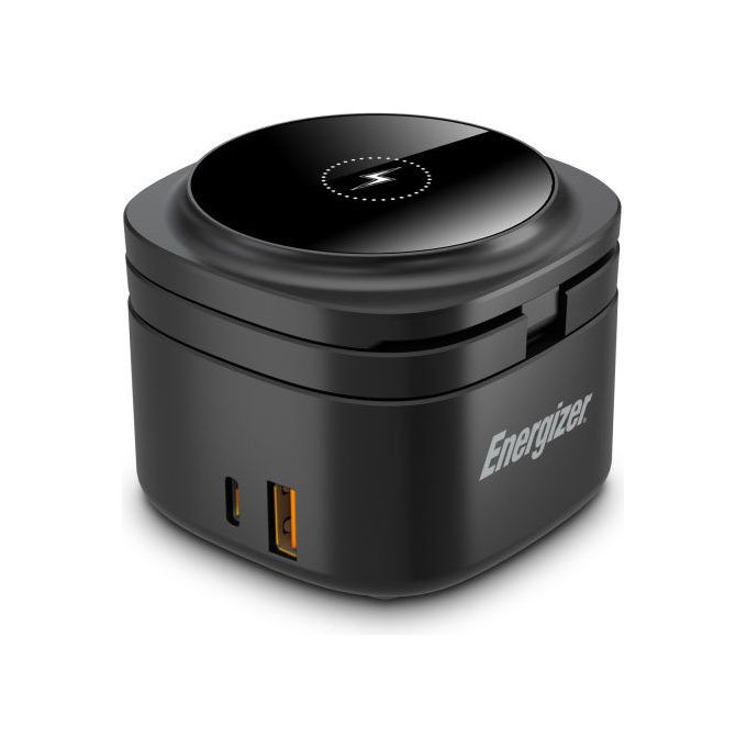 Energizer Caricabatterie Wireless 4 in 1 Nero Ricarica Rapida
