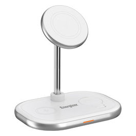 Caricabatterie Wireless WCP303 Ricarica Rapida 15W USB-C Bianco Qi