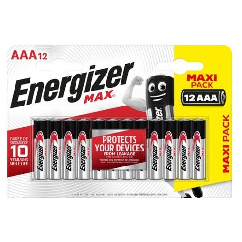 Energizer Confezione 12 Max Alkaline AAA CHP12
