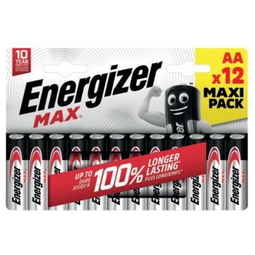 Energizer Confezione 12 Max Alkaline AA CHP12