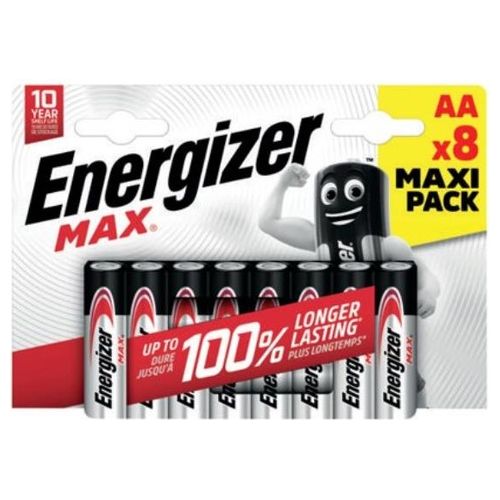 Energizer Confezione 8 Max Alkaline AA Chp8