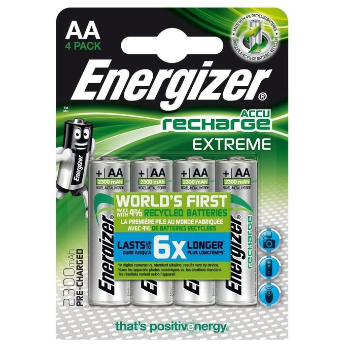 Energizer E300624600 Ministilo Power Plus Ricaricaricabile
