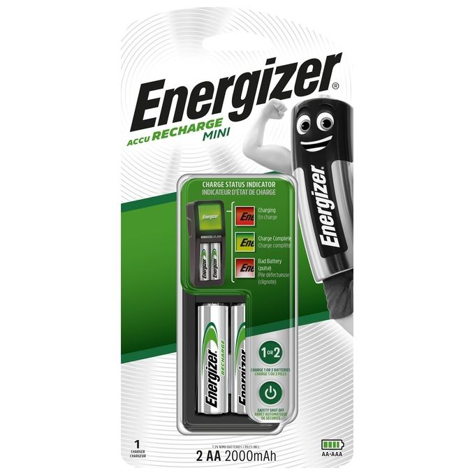 Energizer E300701300 Caricabatteria Mini 2000mAh