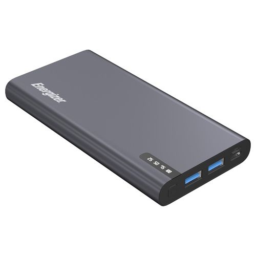 Energizer Powerbank 10000mah Usb-A usb-C Power Delivery Fast Charge Grey