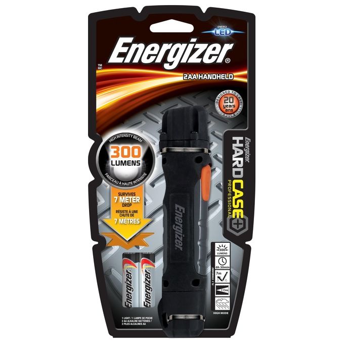 Energizer Torcia Professionale Hardcase Pro 2AA Handheld 300Lumens