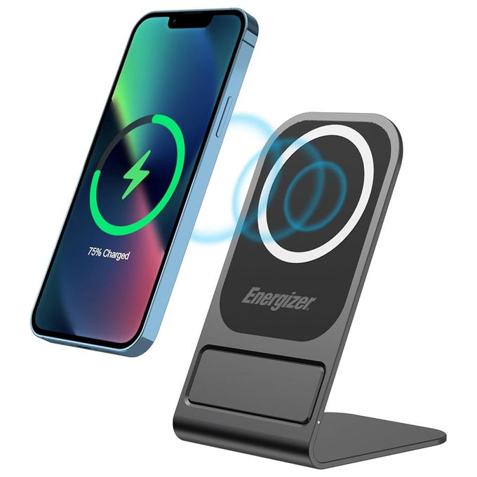 Energizer WCP109 Caricatore Wireless Magnetico USB-C 15W per Smartphone