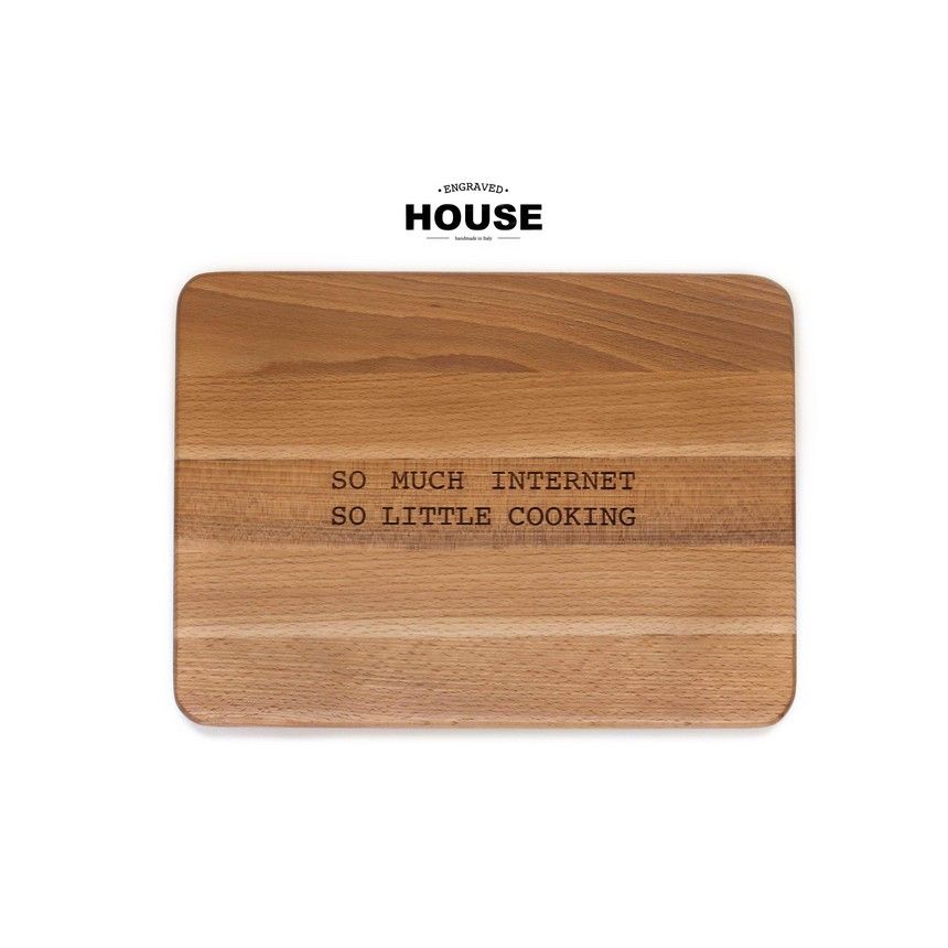 Engraved House Tagliere In