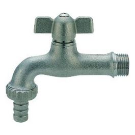 Rubinetto Curvo con Portagomma 1/2 H0004n04
