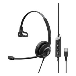 IMPACT SC 230 USB MS II Auricolare Cablato a Padiglione Ufficio Usb Tipo a Nero