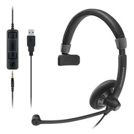 IMPACT SC 45 USB MS Auricolare Cablato a Padiglione Musica e Chiamate Usb Tipo a Nero