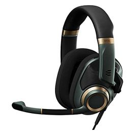 Epos-Sennheiser H6PRO Open Auricolare Cablato a Padiglione da Gaming Nero/Oro/Verde