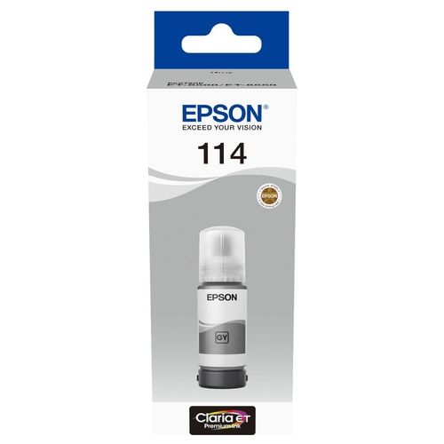 Epson 114 Ecotank Grey Ink Bottle Cartuccia d'Inchiostro