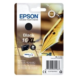 Epson 16 Serie Penna Cartuccia Originale Getto d'Inchiostro DURABrite Ultra Formato XL Nero per WorkForce WF-2010, 2510, 2520, 2530, 2540, 2630, 2650, 2660, 2750, 2760