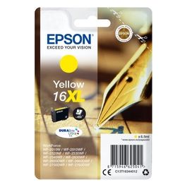 Epson 16XL 6.5 ml misura XL giallo originale blister cartuccia dinchiostro per WorkForce WF-2010, 2510, 2520, 2530, 2540, 2630, 2650, 2660, 2750, 2760
