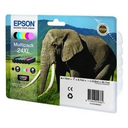 24xl Series Elephant Multipack Containing 6ink Cartridges