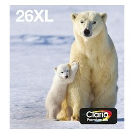 Epson 26 Serie Orso Polare, Cartuccia originale getto d'inchiostro Claria Premium, Formato XL, Multipack 4 Colori