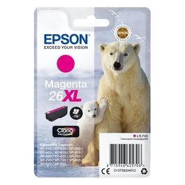 Epson 26XL Cartuccia Inchiostro Misura XL per Expression Premium Magenta Originale 9,7ml