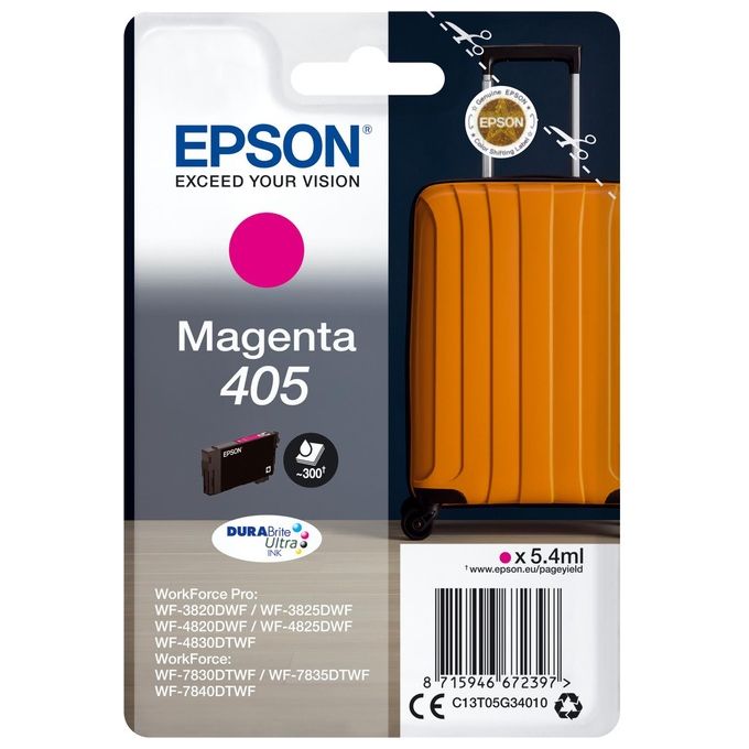Image of Epson 405 Cartuccia Originale Magenta