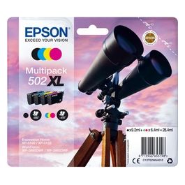 Epson 502XL Serie Binocolo Cartuccia d'Inchiostro Originale Formato Mixed Multipack 4 Colori