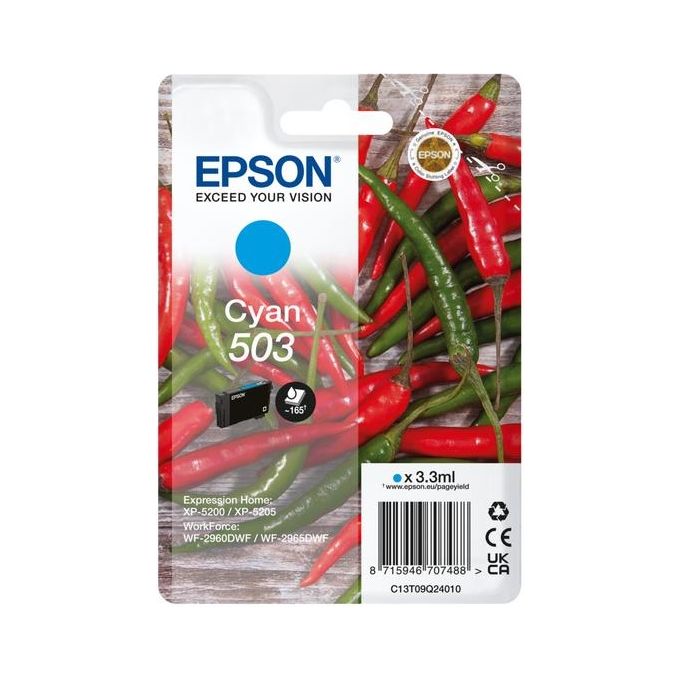 Image of Epson 503 Cartuccia D'Inchiostro Originale Resa Standard Blu