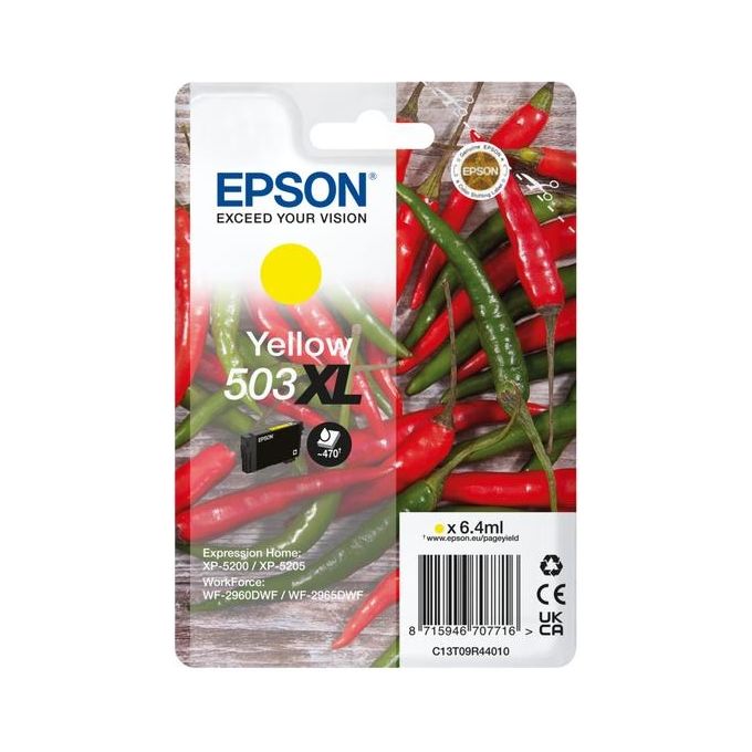 Epson 503XL Cartuccia D'Inchiostro Originale Resa Elevata Giallo