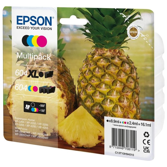 Image of Epson 604XL cartuccia Inkjet 4 pz Originale Resa elevata (XL) Nero Ciano Magenta Giallo