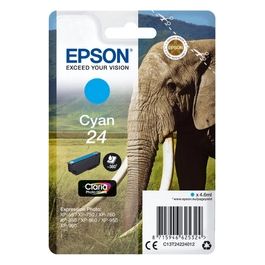 Epson C13T24224022 Cartuccia Inchiostro Ciano Serie 24 Elefante
