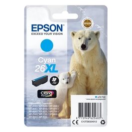 Epson C13T26324022 Cartuccia Inchiostro Ciano XL Orso Polare