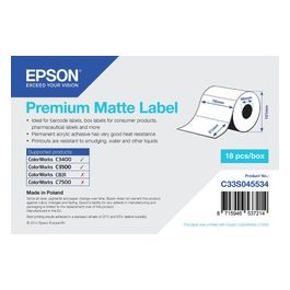 Epson Rotolo etichette, Carta normale, 76x51mm