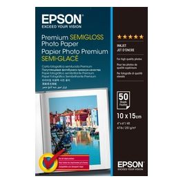 Epson Carta Foto Semilucida Premium 10x15