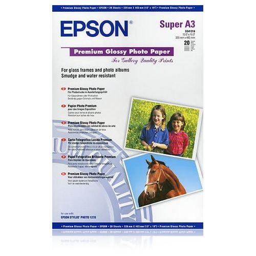 Epson carta fotografica lucida premium a3+ 20fg