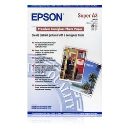 Epson carta fotografica semilucida premium a3+ 20fg