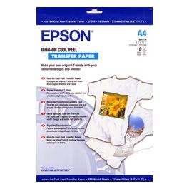 Epson carta iron-on-transfer a4 stampa su tessuto 10fg