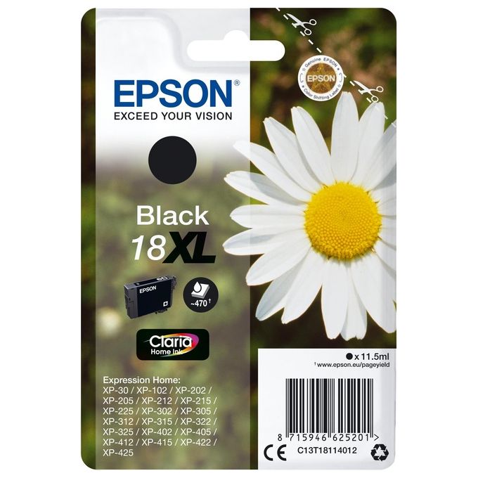 Epson Cartuc.nera Serie 18xl Margherita