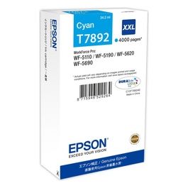 Cartucca Ink-jet T789 Xxl Ciano per Workforce Pro Wf-5110dw, Wf-5190dw Wf-5620dwf, Wf-5690dwf