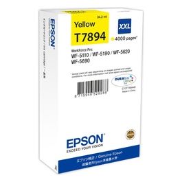 Cartucca Ink-jet T789 Xxl Giallo per Workforce Pro Wf-5110dw, Wf-5190dw Wf-5620dwf, Wf-5690dwf