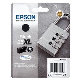 Epson Cartucca Ink-jet 35xl lucchetto nero per Wf-4720dwf/4740dtwf