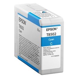 Epson Cartucce di Inchiostro Ultrachrome hd T8502 Ciano 80ml