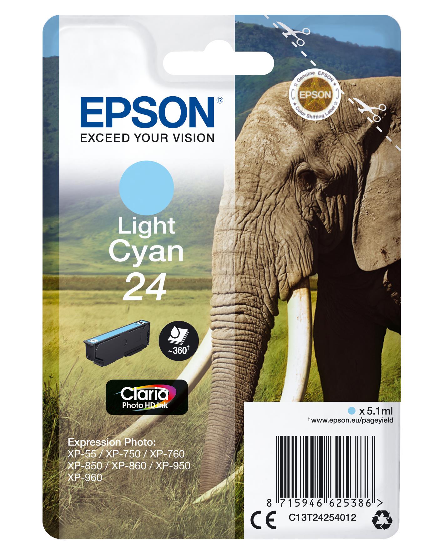 Epson Cartuccia Ciano-chiaro Xp750