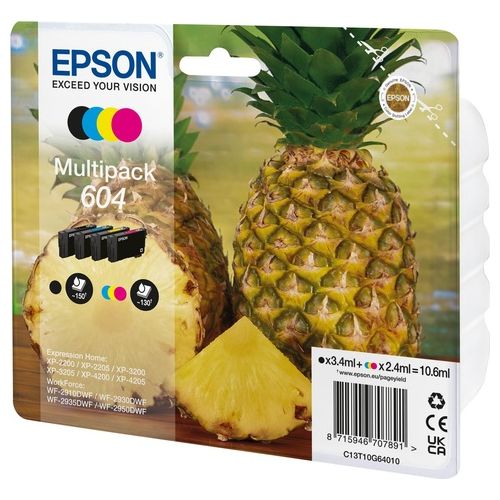 Epson Cartuccia d'Inchiostro Multipack 4-Colours 604