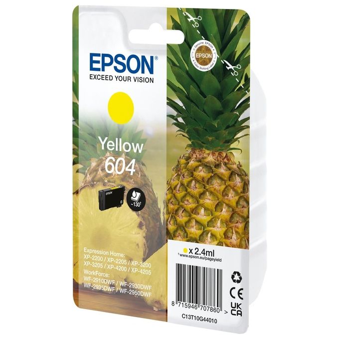Image of Epson Cartuccia d'Inchiostro Giallo 604