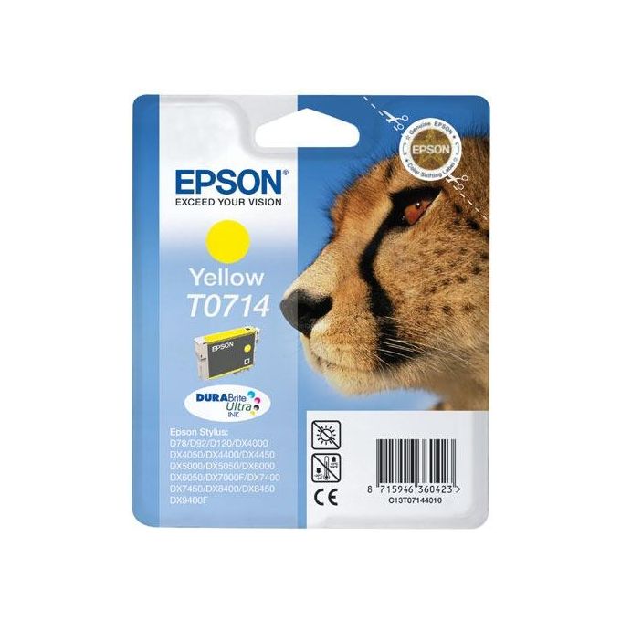 Cartuccia EPSON Ghepardo (T0714) Giallo