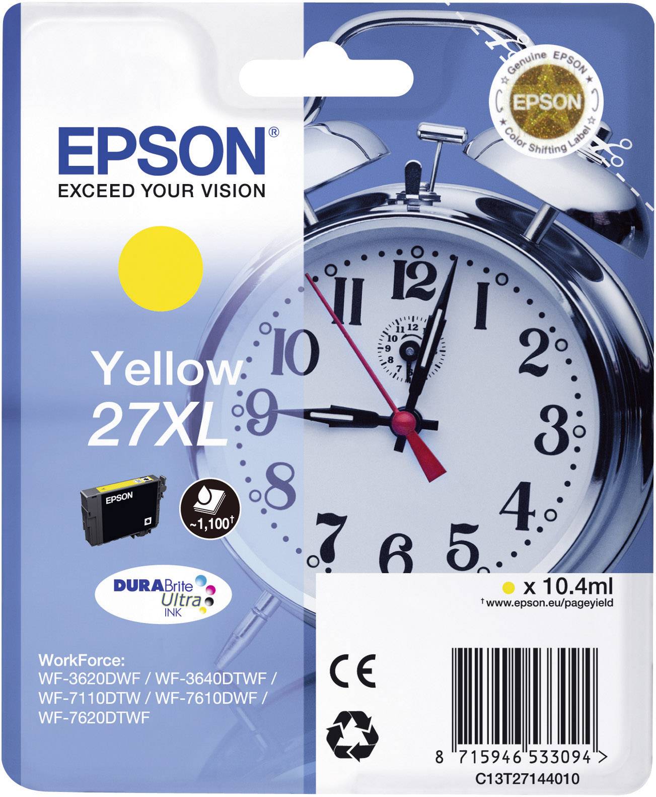 Epson Cartuccia Giallo Sveglia