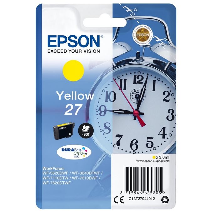 Epson Cartuccia inchiostro Giallo Sveglia ser 27